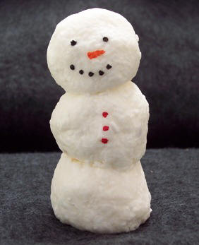 how to make soap snowman